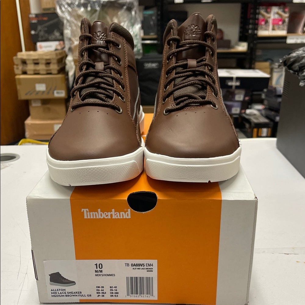 Timberland Men's Chocolate Brown Sneakers
